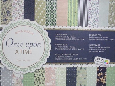 Colección papeles scrapbooking ONCE UPON - Craft sensations