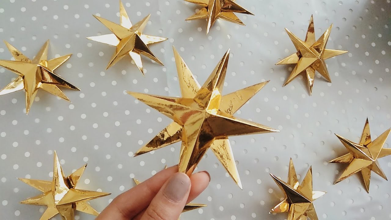 DIY ♡ Estrellas de papel ♡ súper fácil | Erandy Paz