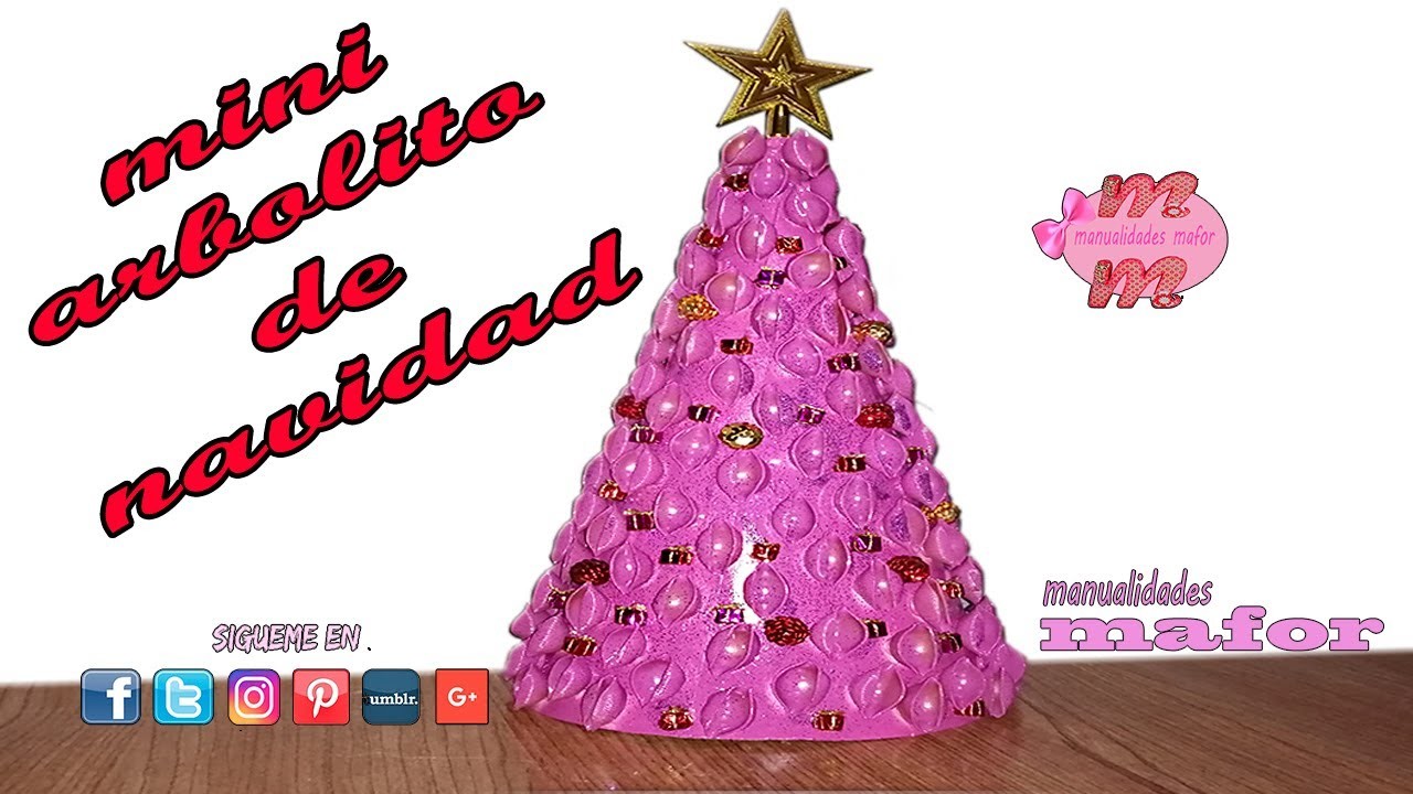 DIY MINI ARBOLITO NAVIDEÑO. MANUALIDADES CON FIDEOS