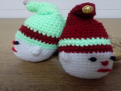 DUENDES A CROCHET PARA ARBOL-AMIGURUMIS NAVIDAD!!
