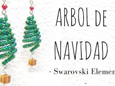 Arbol Navidad con alambre y Swarovski Elements