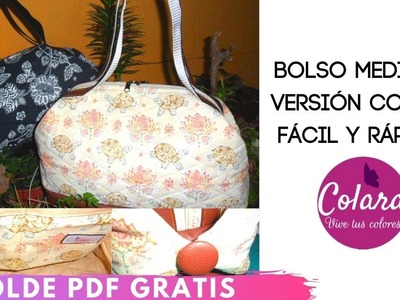 Bolso Facil y Rapido Paso a Paso. hand bag Step by Step + PDF GRATIS. FREE