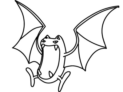 COMO DIBUJAR A POKÉMON GOLBAT