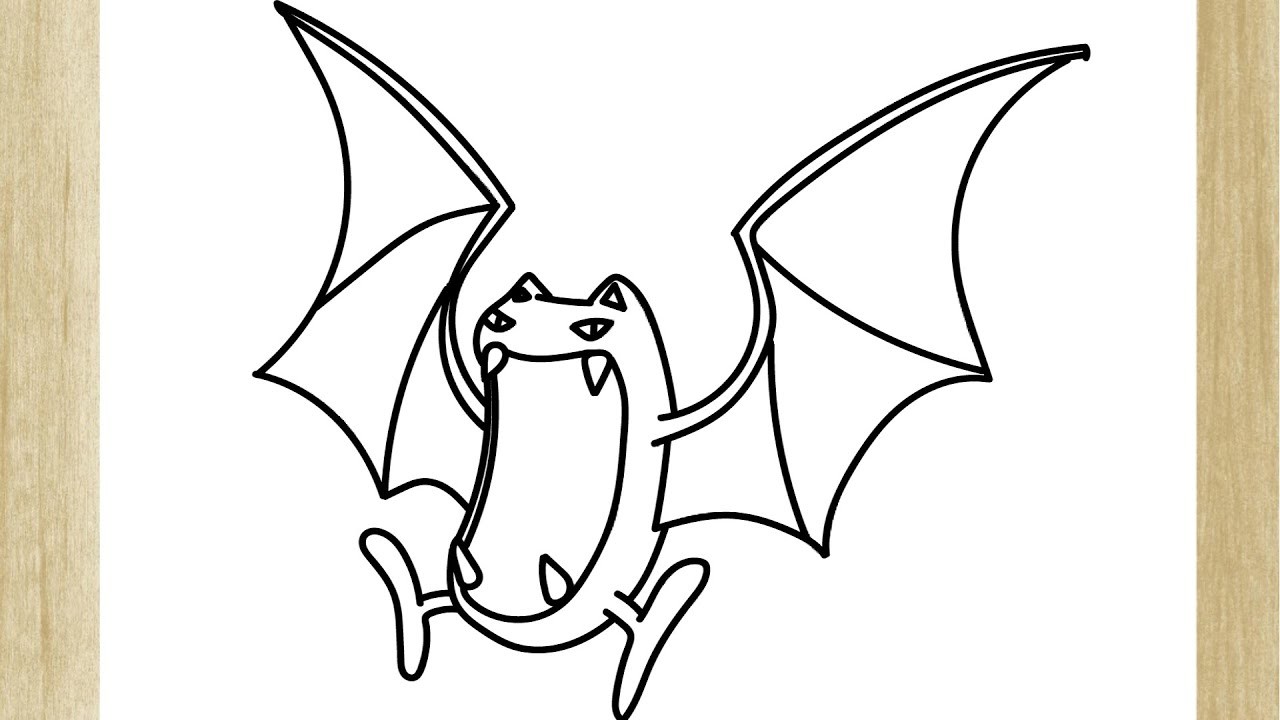 COMO DIBUJAR A POKÉMON GOLBAT