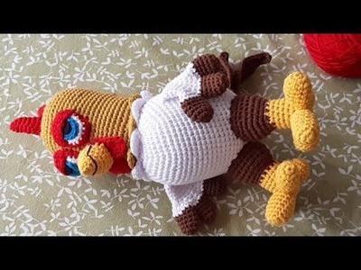 Como Tejer Gallo Bartolito Amigurumi Crochet - Paso A Paso