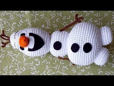 Muñeco Nieve Olaf Frozen Amigurumi Crochet - Paso A Paso (ENGLISH SUBTITLES)