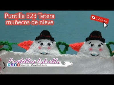 Puntilla 323 Teteras muñeco de Nieve