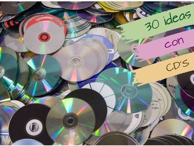 30 ideas de manualidades para aprovechar tus CD'S viejos, no los tires