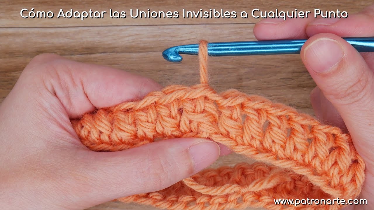 Adaptar Uniones Invisibles de Crochet - Ganchillo a Cualquier Punto | Aprende Crochet Paso a Paso