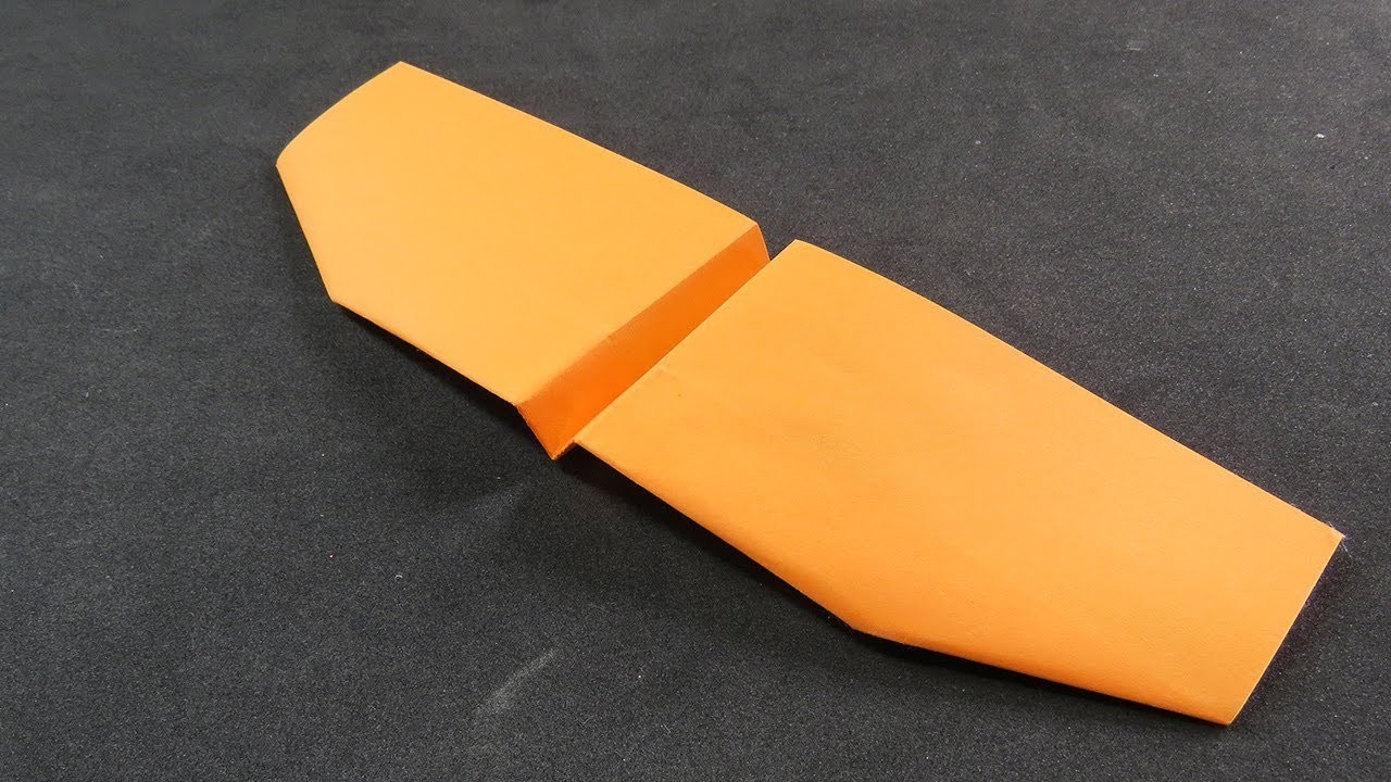 Como Hacer un Avión de Papel que Vuela Mucho y Lejos - EL PARAPENTE - Paper Airplane