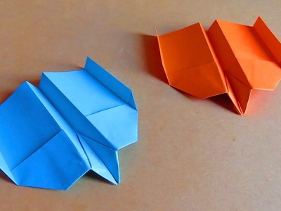 Como hacer un avión de papel que vuela mucho y lejos  - EL ALBATROS - paper airplane