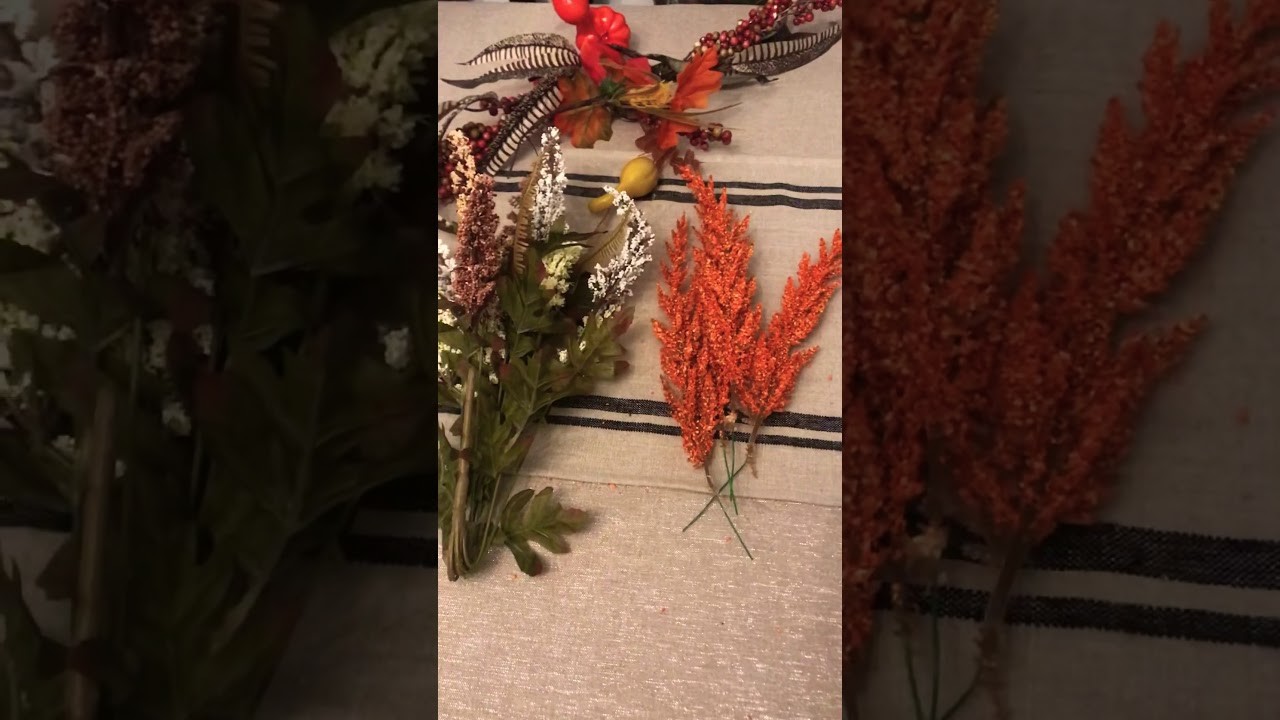 Cómo hacer un florero para otoño fácil y rápido.Decoración De Otoño ????.