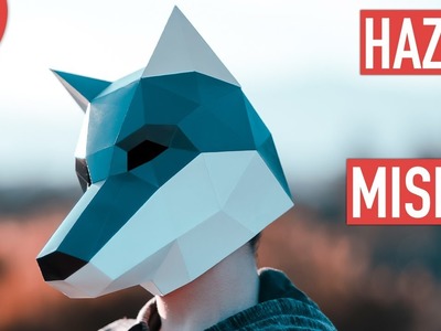 Cómo hacer una Máscara de Perro con Papel o Cartulina en 3D | Plantillas para Imprimir