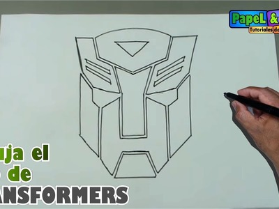 Dibuja paso a paso el símbolo de los Transformer