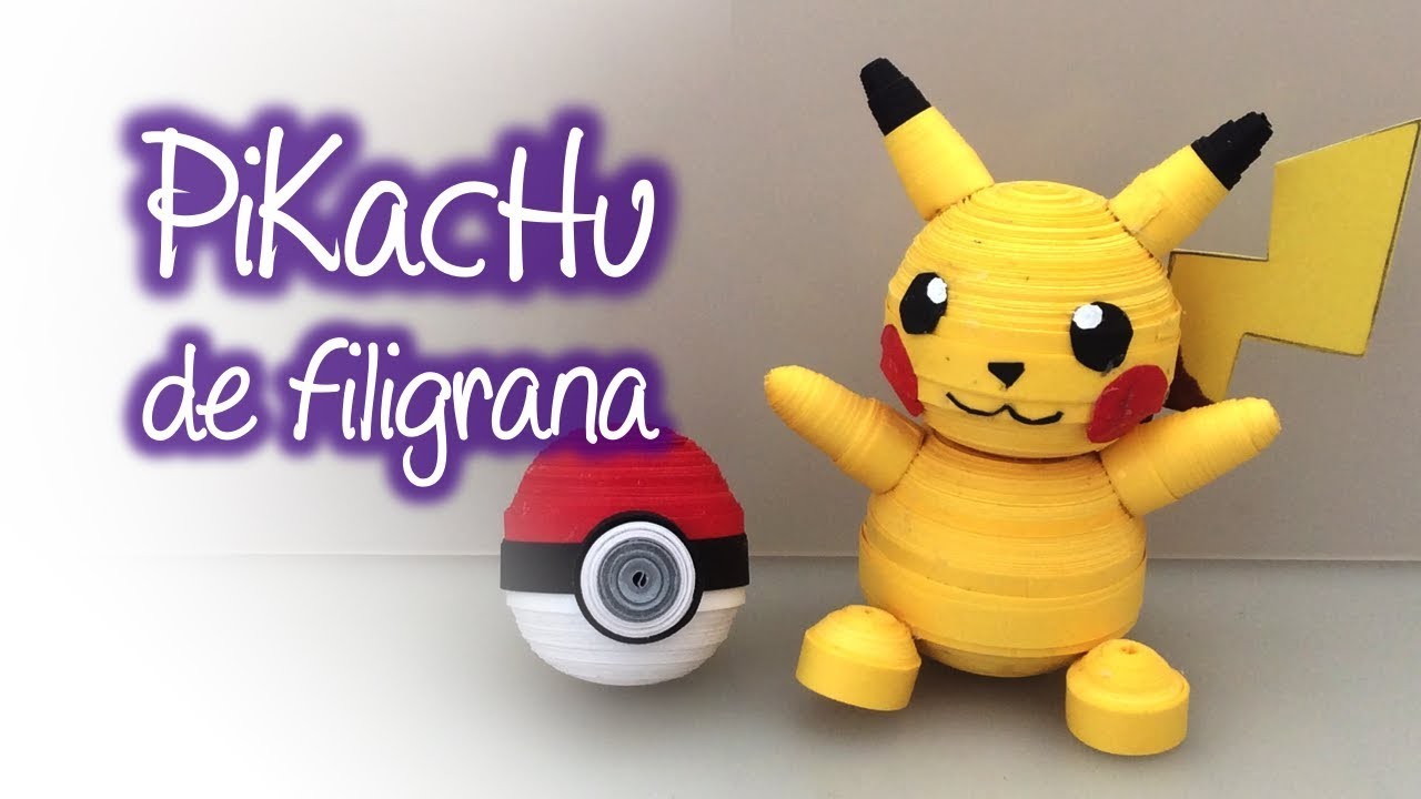 Pikachu de filigrana, Quilling pikachu