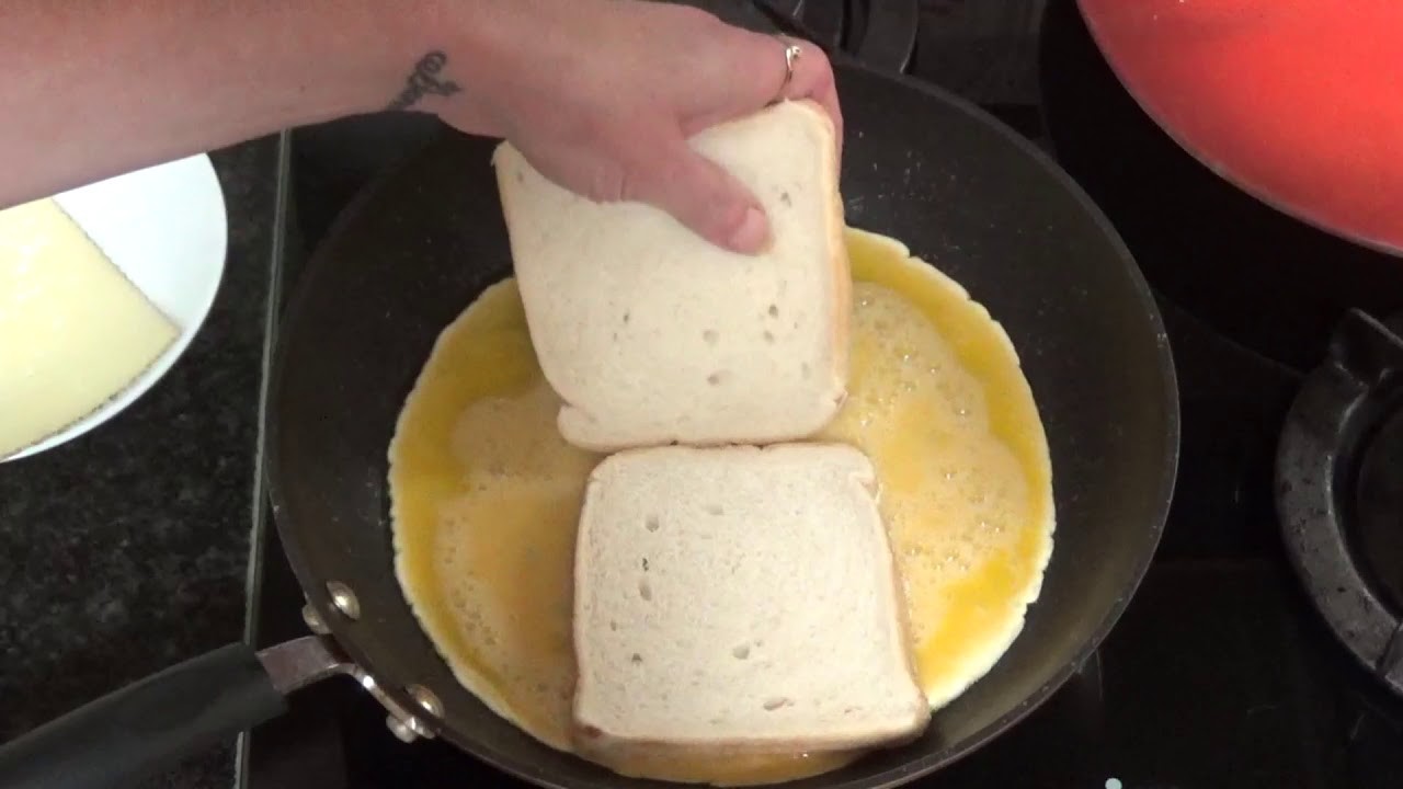 Sándwich de tortilla con queso en 5 minutos#omelette