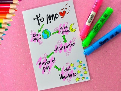 ❤️SORPRESA DE AMOR❤️ IDEAS para dibujar tarjetas de Amor muy FÁCIL-Yaye