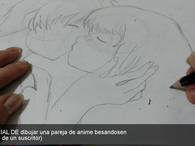 TUTORIAL dibujar una pareja anime besandosen