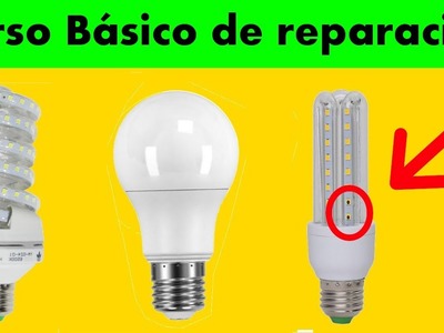 Aprende a reparar bombillas LED con simple truco!