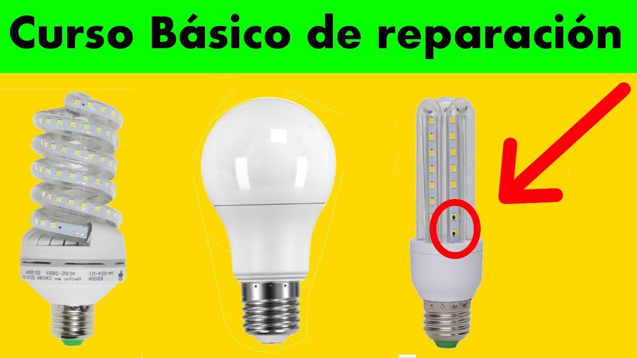 Aprende a reparar bombillas LED con simple truco!