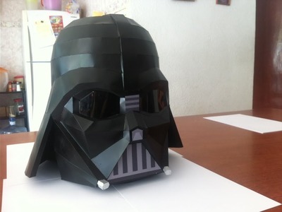 Casco de Darth Vader Tamaño Real  Papercraft  Gratis
