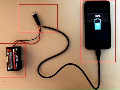 Cómo hacer un cargador portátil  para celular fácil y rápido