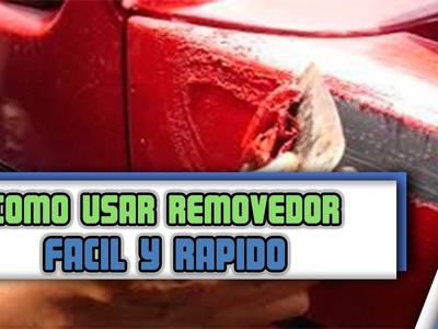 Tutorial como aplicar removedor en un auto, [paint remover]