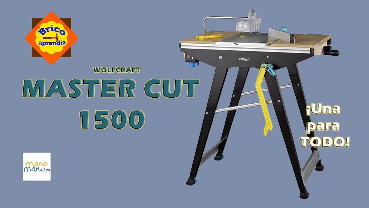 Unboxing, montaje y prueba de la Mesa Master cut 1500 de Wolfcraft