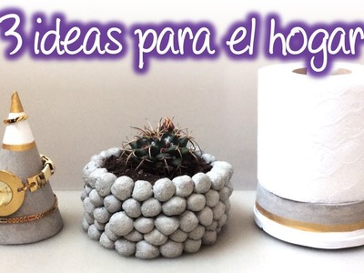 3 ideas para el hogar con cemento, 3 ideas for home with concrete