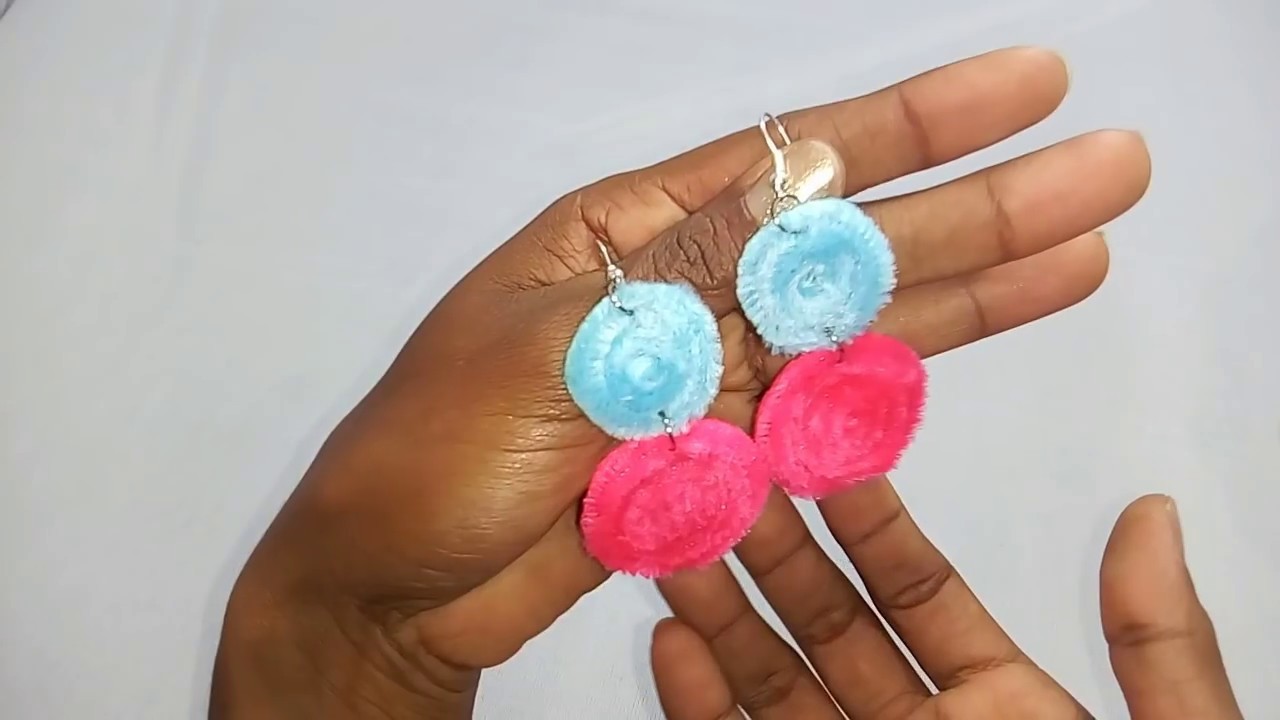 Aretes fácil con limpiapipas.pipe cleaner