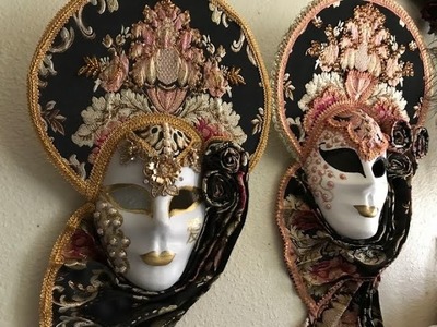 Como hacer una máscara veneciana (para carnaval, estilo oriental)