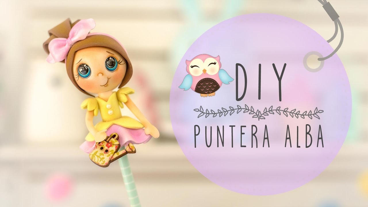 DIY ♥ PUNTERA ALBA♥ DEKORARTE EN FOAMY