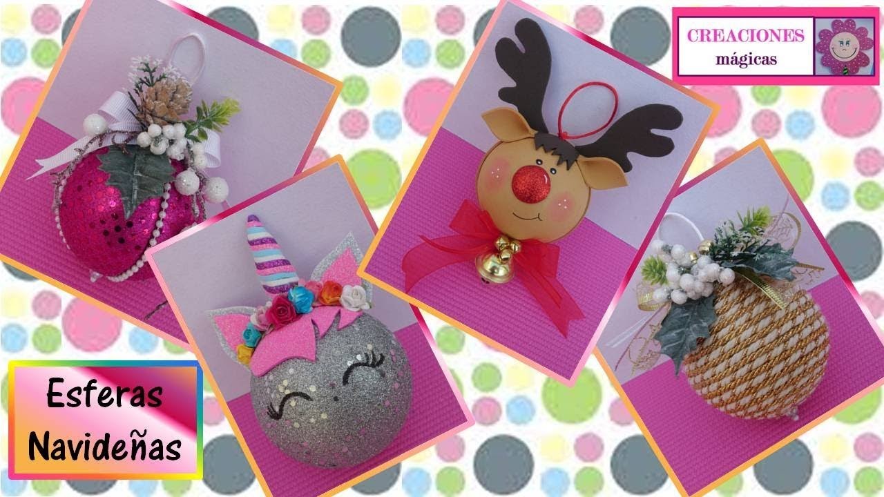 ♥♥hermosas esferas navideñas♥Creaciones Mágicas♥♥