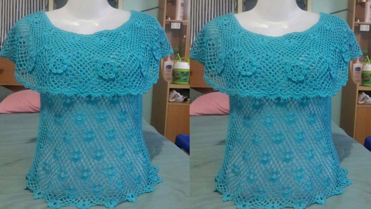 Las mejores blusas y top a crochet mujer