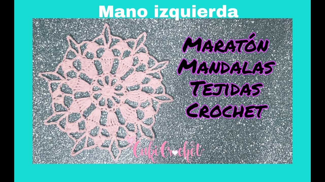 MANO IZQUIERDA: MARATÓN DE MANDALAs. MODELO 1. SORTEO AL FINAL DEL AÑO.