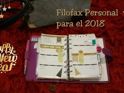 Mi Filofax Personal para 2018 (Filofax Set up for 2018)