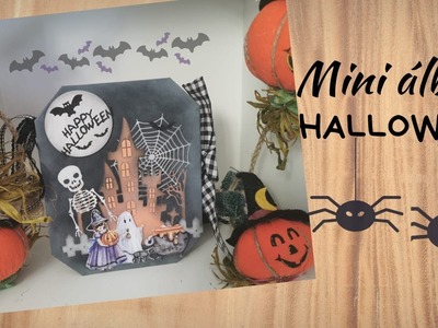 Mini álbum Halloween muy sencillo y original.