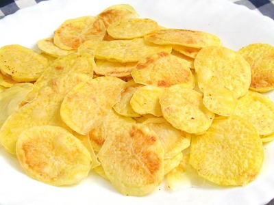 Patatas Chips al Microondas | Receta Fácil!