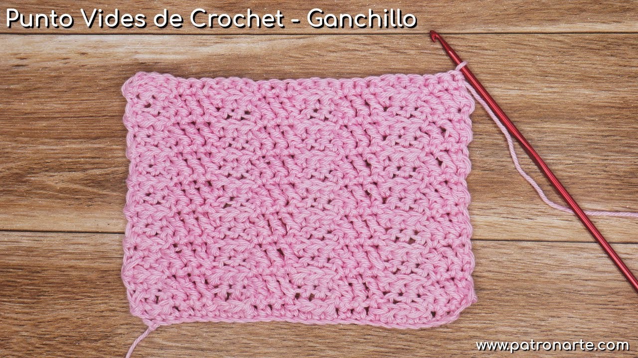 Punto Vides de Crochet - Ganchillo | Aprende Crochet Paso a Paso