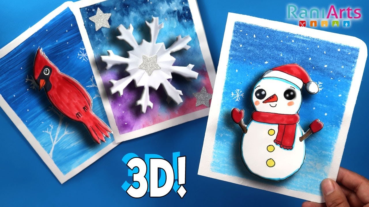 Tarjetas 3D de NAVIDAD - Fácil - DIY - Easy Christmas 3D cards
