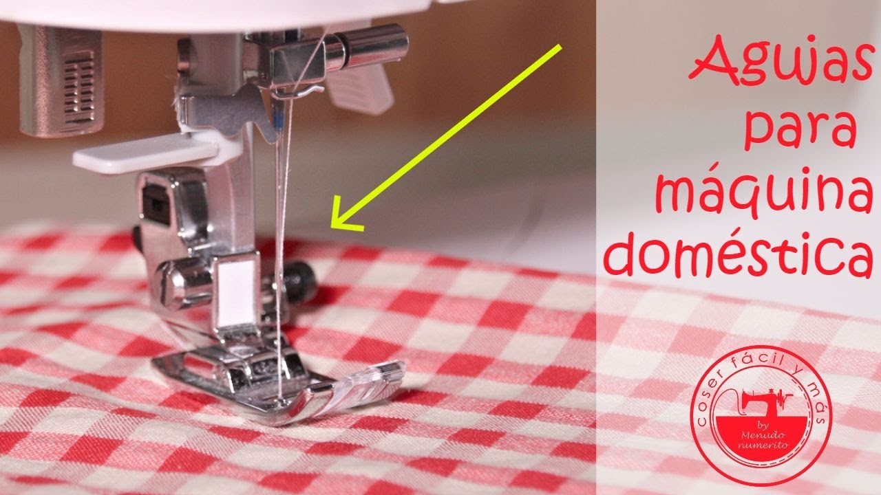 Tipos de agujas para máquinas de coser doméstica