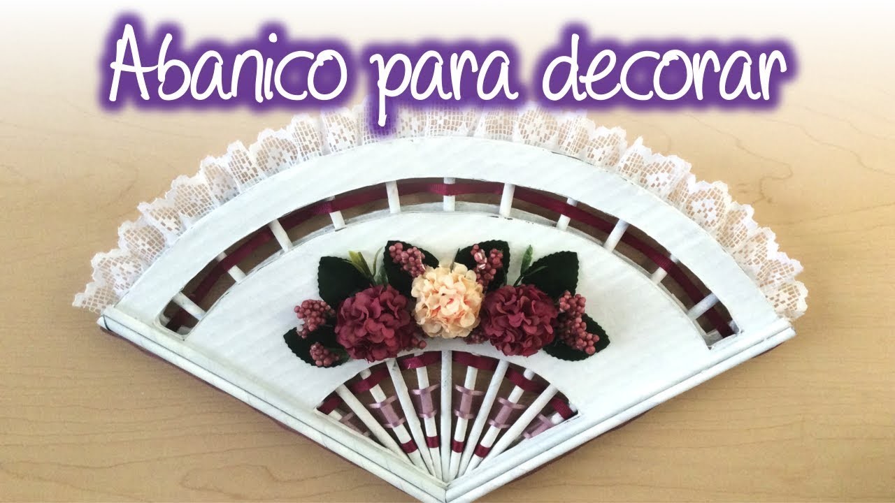 Abanico para decorar, Decorative hand fan