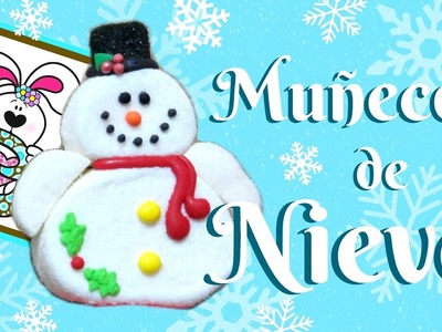 Como hacer un Muñeco de Nieve de Bombón - Marshmallow Snowman - Bomgoletas Navidad 2016