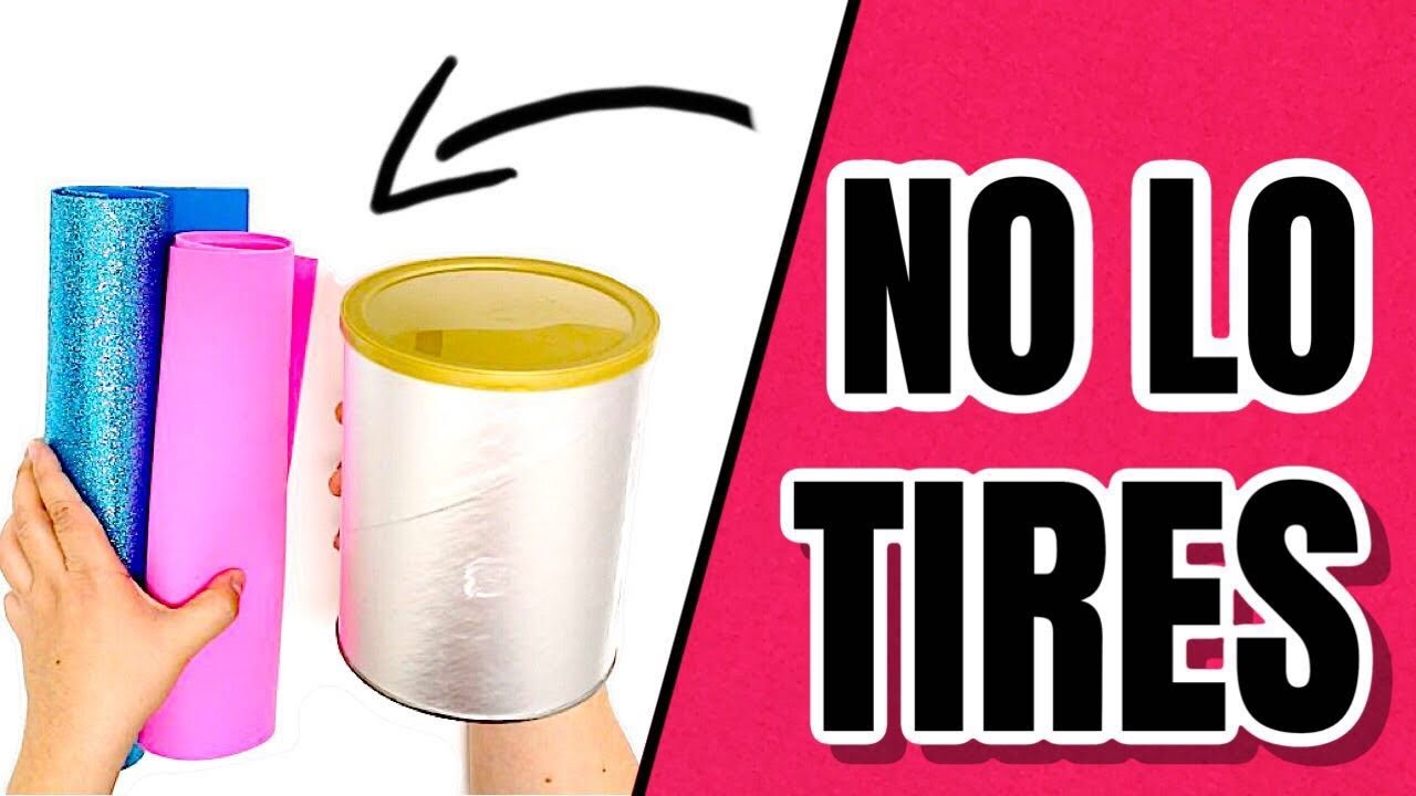 DIY Increíble con Latas. Lata Decorada