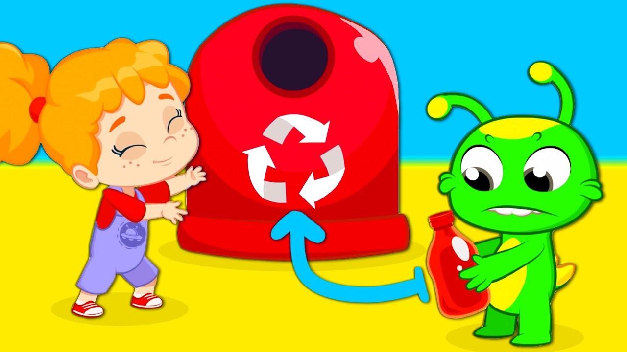¡Nuevo episodio! Aprende a reciclar | Groovy el Marciano Dibujos Animados Educativos
