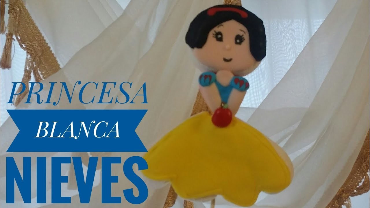 Paleta de bombon princesa Blanca Nieves