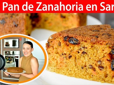 Pan de Zanahoria en Sartén | #VickyRecetaFacil