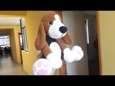 Perrito Beagle amigurumi crochet - Patrón paso a paso Parte 2