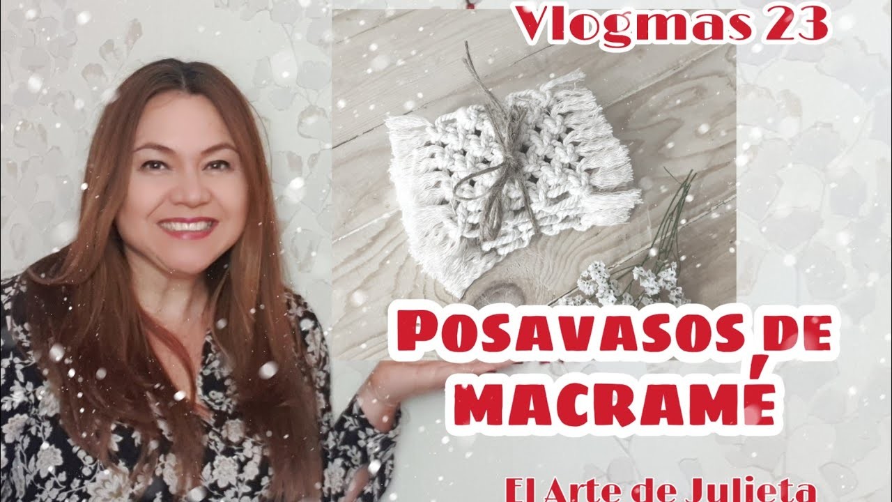 POSAVASOS DE MACRAMÉ Christmas Macrame 2021