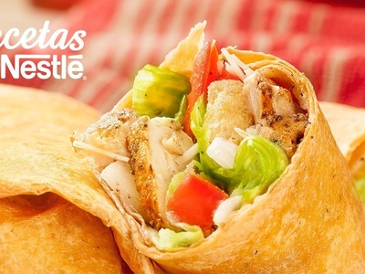 Wrap de pollo| Recetas Nestle CAM